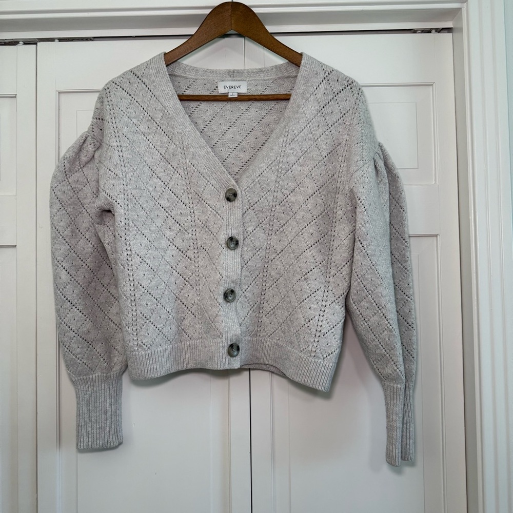 Evereve Light Gray Women's Cardigan